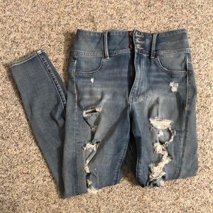 American Eagle Ripped Skinny Jeans